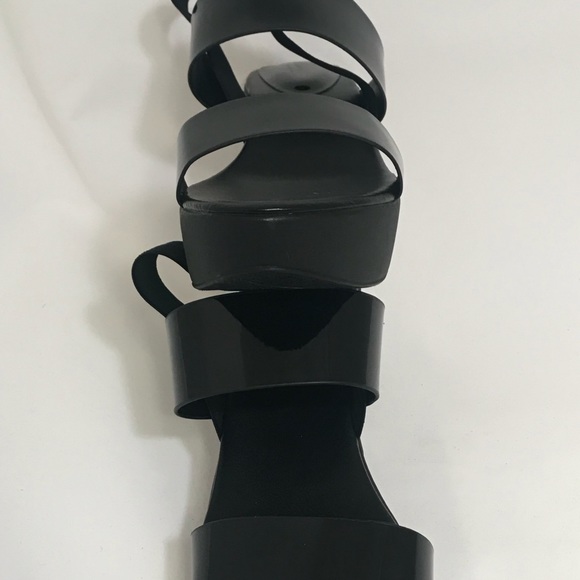 New Charles by Charles David black platform wedge - Picture 5 of 6